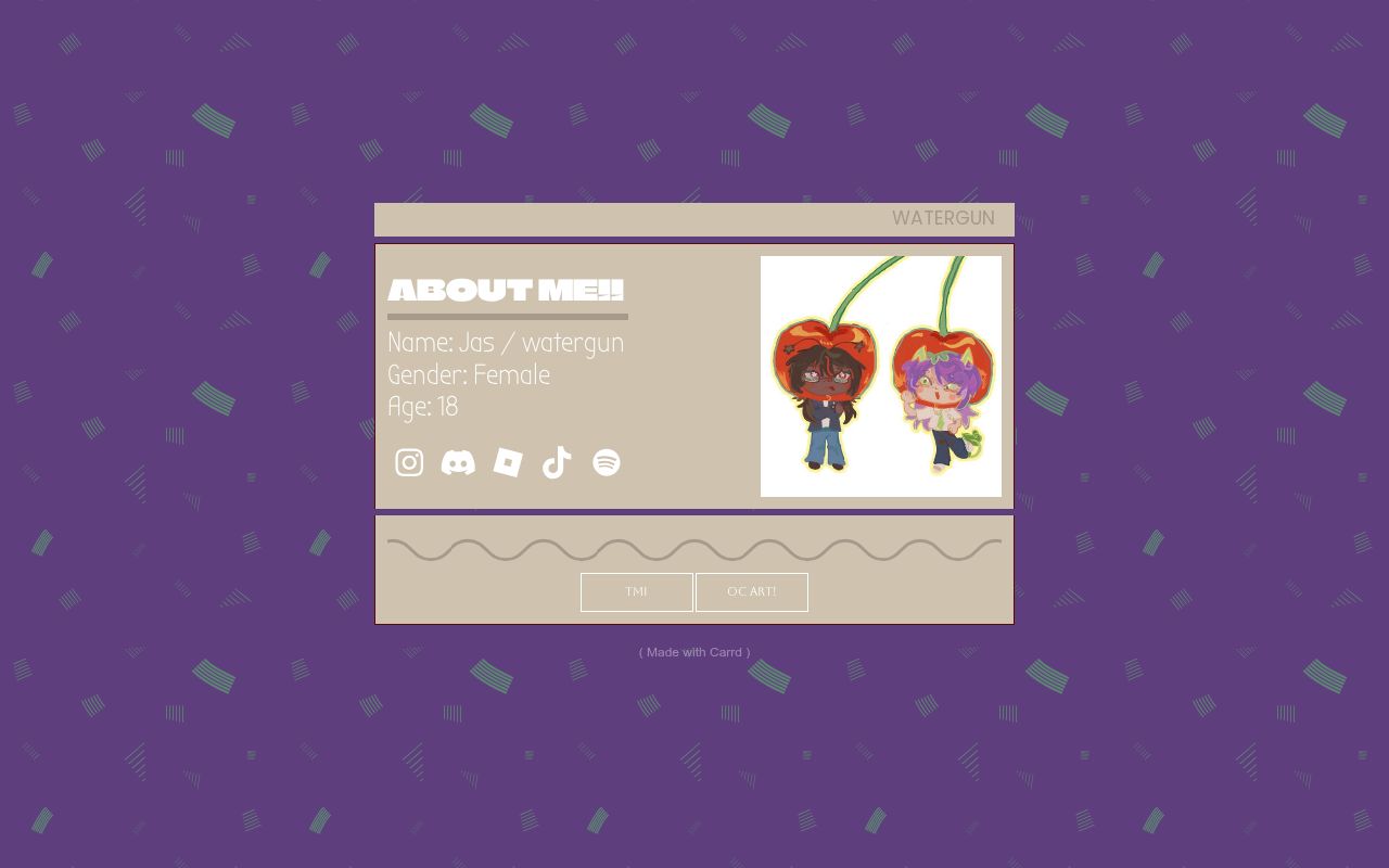 Carrd profile picture for @crumpled